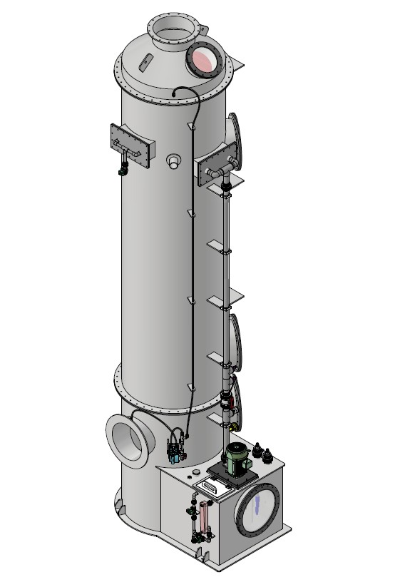 Packed Bed Scrubber - Orion Gas Air Scrubber